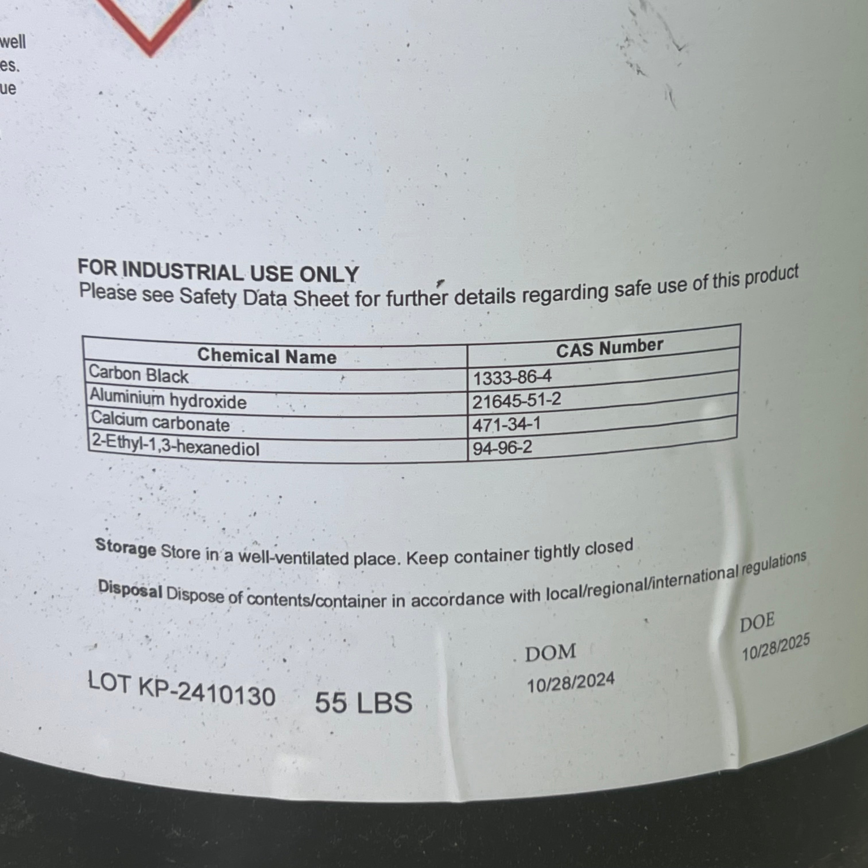 KEY POLYMER Epoxy Adhesive 55 Lbs, Black Container KEY PC2992B