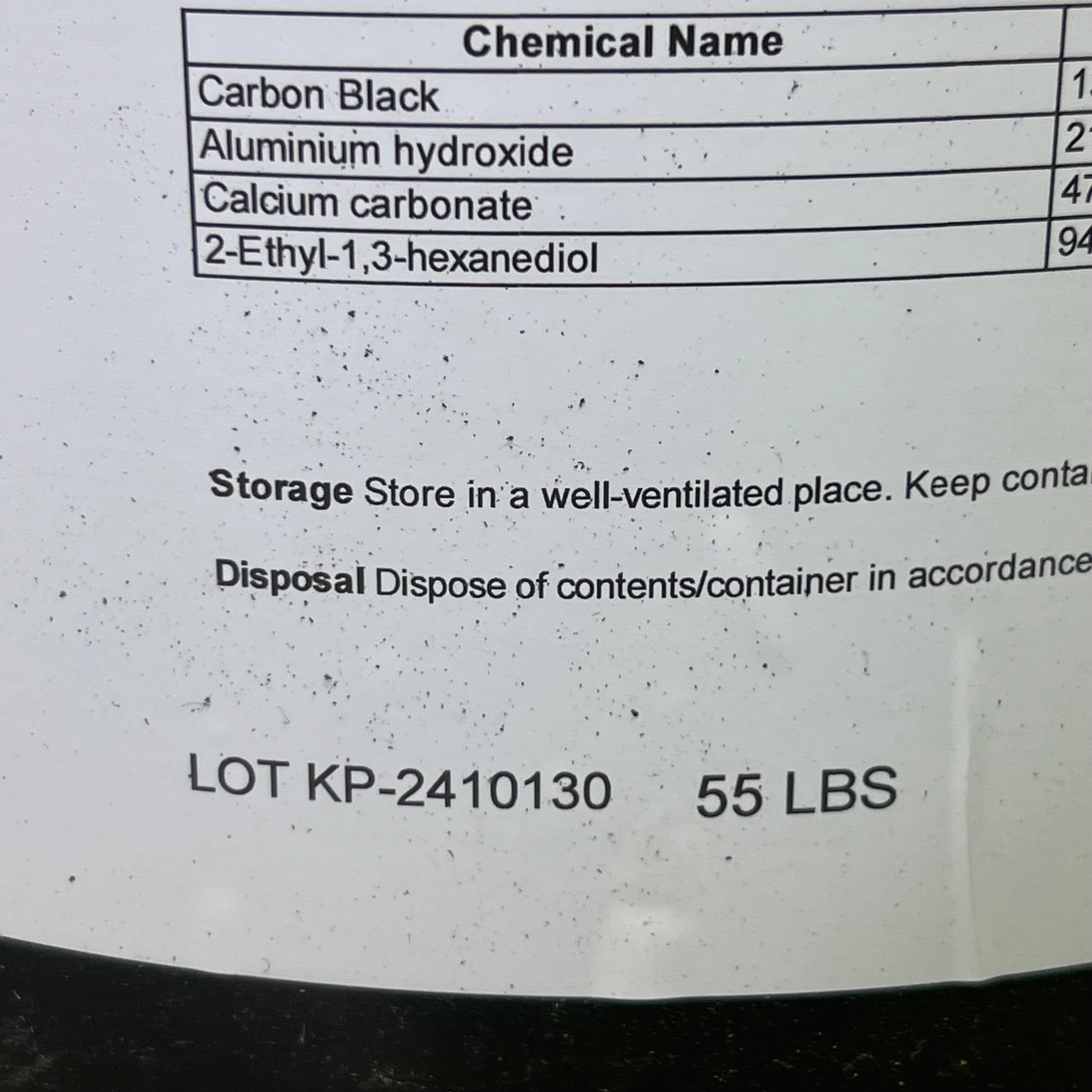 KEY POLYMER Epoxy Adhesive 55 Lbs, Black Container KEY PC2992B