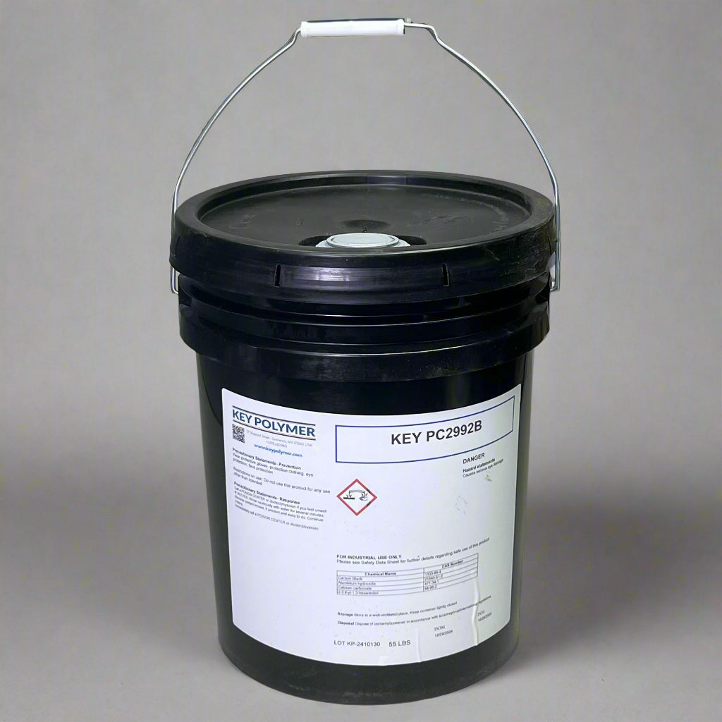 KEY POLYMER Epoxy Adhesive 55 Lbs, Black Container KEY PC2992B