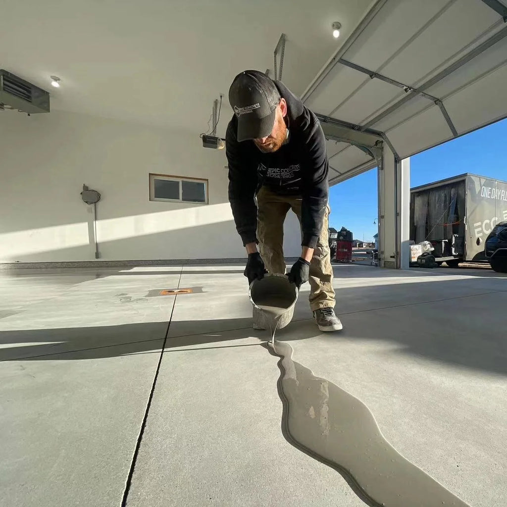 2:1 Self-Leveling 100% Solids Industrial Grade Epoxy Resin Kit 3 Gallons for Garage Floors