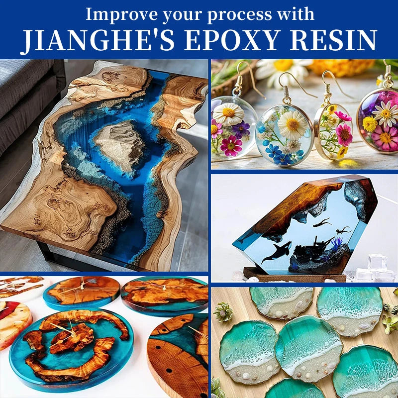 Deep Pour Casting Epoxy Resin Kit 3:1 Ultra Clear for Furniture